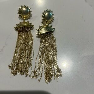 Kendra Scott Gold Fringe Earrings